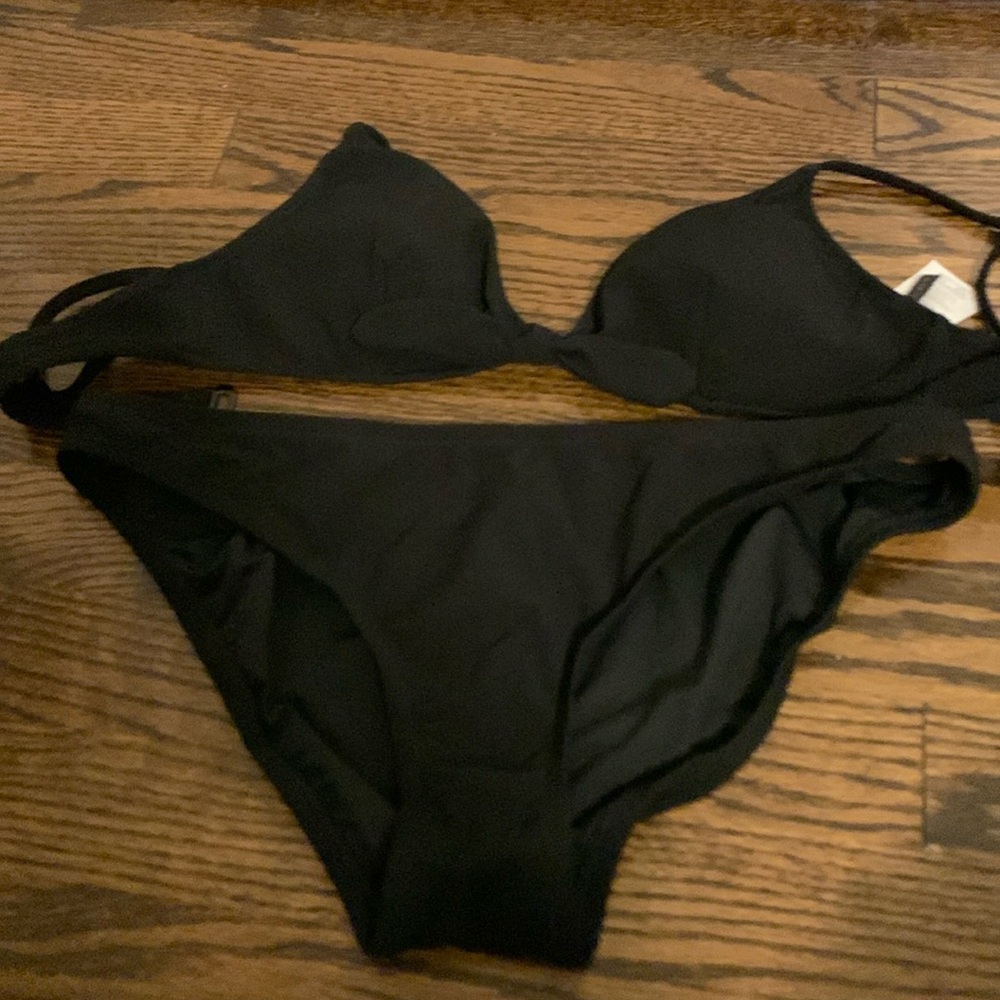 Jcrew black bikini- new with tag